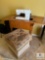 Kenmore Sewing Machine, Sewing Cabinet and Fabric Stool