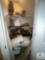 Contents of Upstairs Closet - Christmas Decor and Craft Supplies