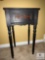 Black Side Table with Drawer