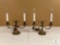 Pair of Twin Branch Electric Table Lamps, 13.75