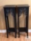 Matching Plant Stands with Shelf, 11.5