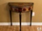Bombay Outlet Half Round Two-Drawer Accent Table