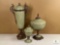 Three Ceramic Lidded Urns, 10