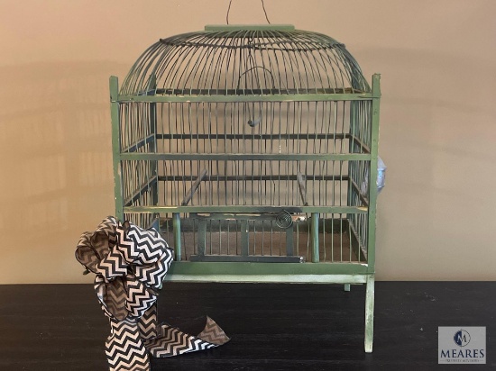 Wooden Bird Cage - 22 x 16.75