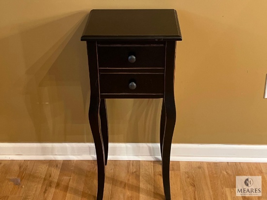 Small Two-Drawer Accent Table