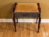 Decorator Stool with Cabriole Legs