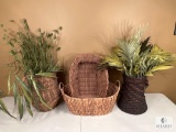 Mixed Lot of Greenery and Baskets