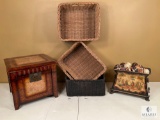 Mixed Trinket Box and Basket Lot