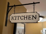 Hanging Metal Kitchen Sign