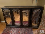 Decorator Quality Black and Gold Cabinet