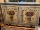 Vintage Habersham Hand-painted Two-Door Buffet