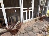 Pair of Metal Plant Stands - 25.5 x 43.5
