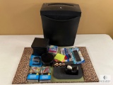 Office Supply Lot with Paper Shredder