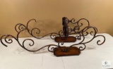 Pair of Metal Sconces - 39 x 12