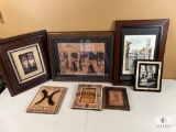Lot of Framed Prints and Ceramic Tile Wall Decor Items