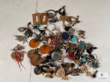 Lot of Ladies Fashion Earrings - Many are Handmade