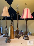 Mixed Lot of Lamps and Shades