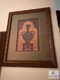 Three Vase Prints in Frames - 23 x 28