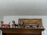 Decorative Wooden Cat and Dog Food Bowl Holders - No Bowls