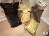 Assorted Pillows and Hangers