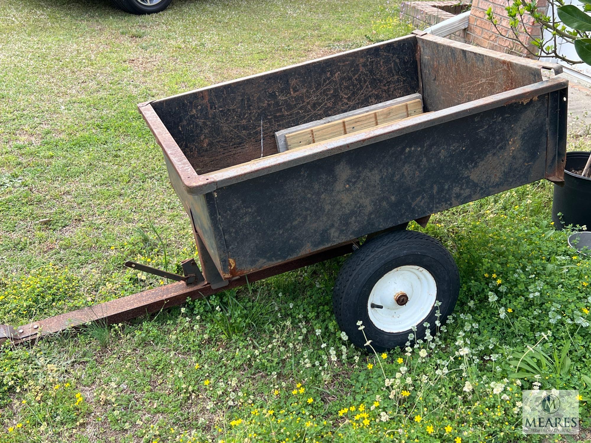 3 x 4 Pullbehind Yard Trailer Proxibid