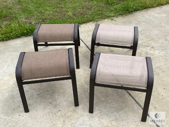 Group of Four Stools/Footrests
