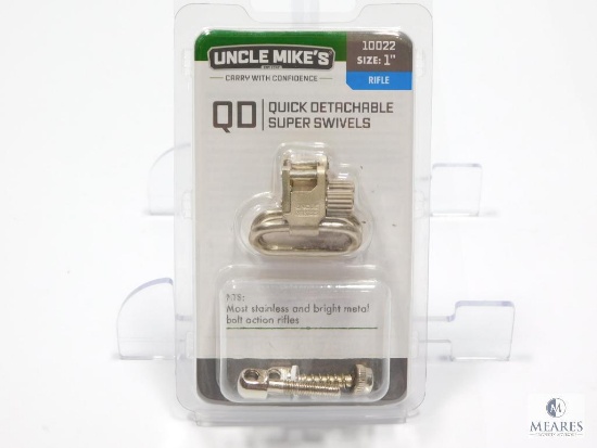 New Uncle Mike's Stainless QD Rifle Sling Swivels