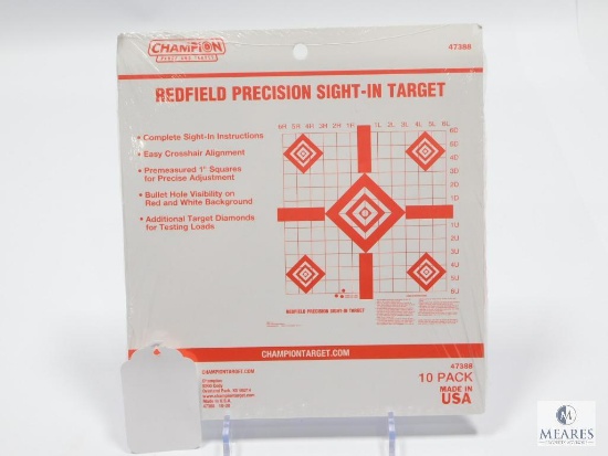 10 Pack Redfield Precision 16x16 Sight In Rifle Targets