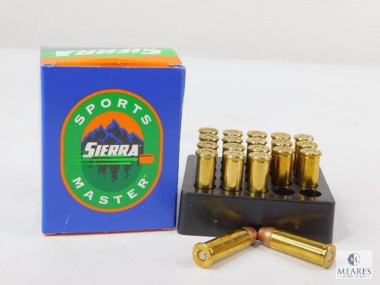 20 Rounds Sierra .38 Special Self Defense Ammo. 125 Grain Hollow Point