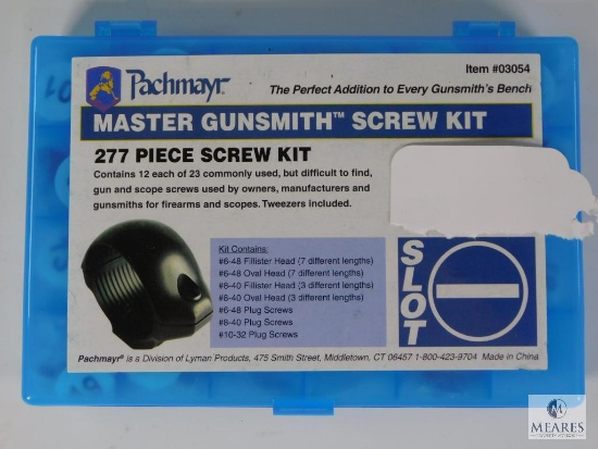 Pachmayr 277 Piece Master Gunsmith Screw Kit in Plastic Case