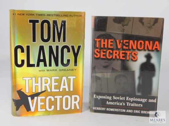 Book by Tom Clancy Threat Vector and Book The Venona Secrets