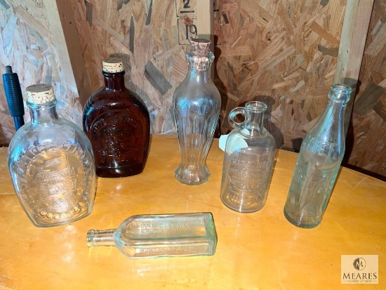 Big Chief (Coca-Cola) Bottle and Other Vintage Glass Bottles