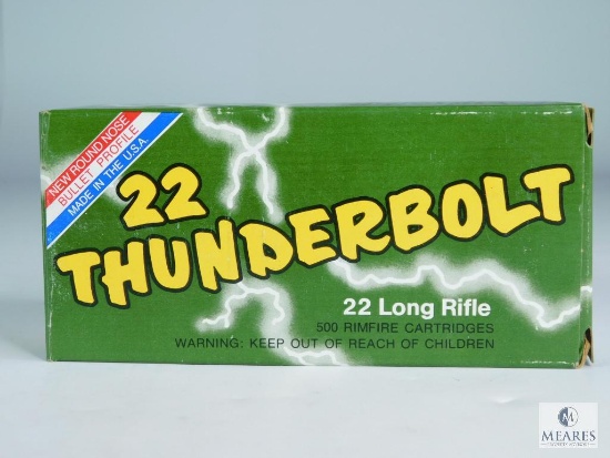 500 Rounds Remington 22 Thunderbolt 22 Long Rifle Hi-Speed 40 Grain