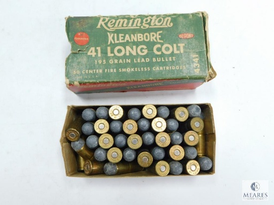 50 Rounds Remington Kleanbore 41 Long Colt 195 Grain Lead Bullet