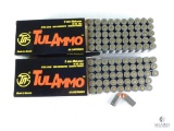 100 Rounds TulAmmo 9mm Makarov 92 Grain FMJ Non-Corrosive Berdan Primed Steel Case