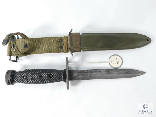 US M4 Bayonet with M8A1 Sheath Manufactured by Bren-Dan Inc.