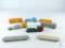 Eight Miniature Train Cars