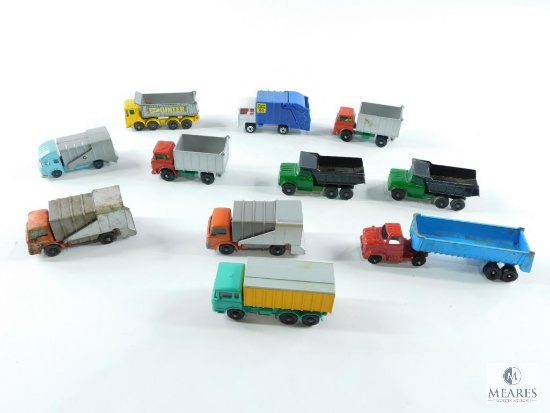 Approximately 11 Miniature Dump Trucks