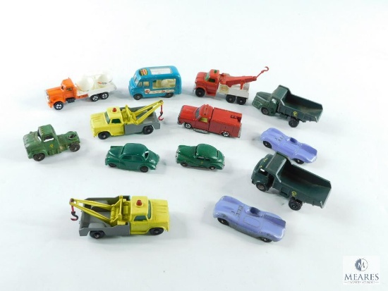 Approximately 13 Toy Trucks and Cars