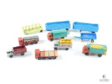 Approximately 11 Toy Trucks and Trailers