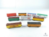 Nine Miniature Refrigerator Cars