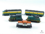 Five Miniature Diesel Train Engines