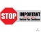 AUCTION INFORMATION - DO NOT BID ON THIS LOT