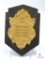 Four Patrol Contest 1939 & Three Patrol Contest 1938 Winners Plaque for Hawk Patrol