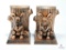 Two Boy Scouts of America Pedro Reads Boy's Life Metal Bookstops
