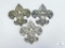 Three Metal Boy Scouts of America Insignia