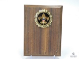 Boy Scouts of America Wooden Plaque
