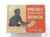 Superior All Metal Printing Press 