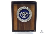 District Award of Merit Wooden Plaque