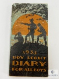 1933 Boy Scouts of America Boy Scout Diary